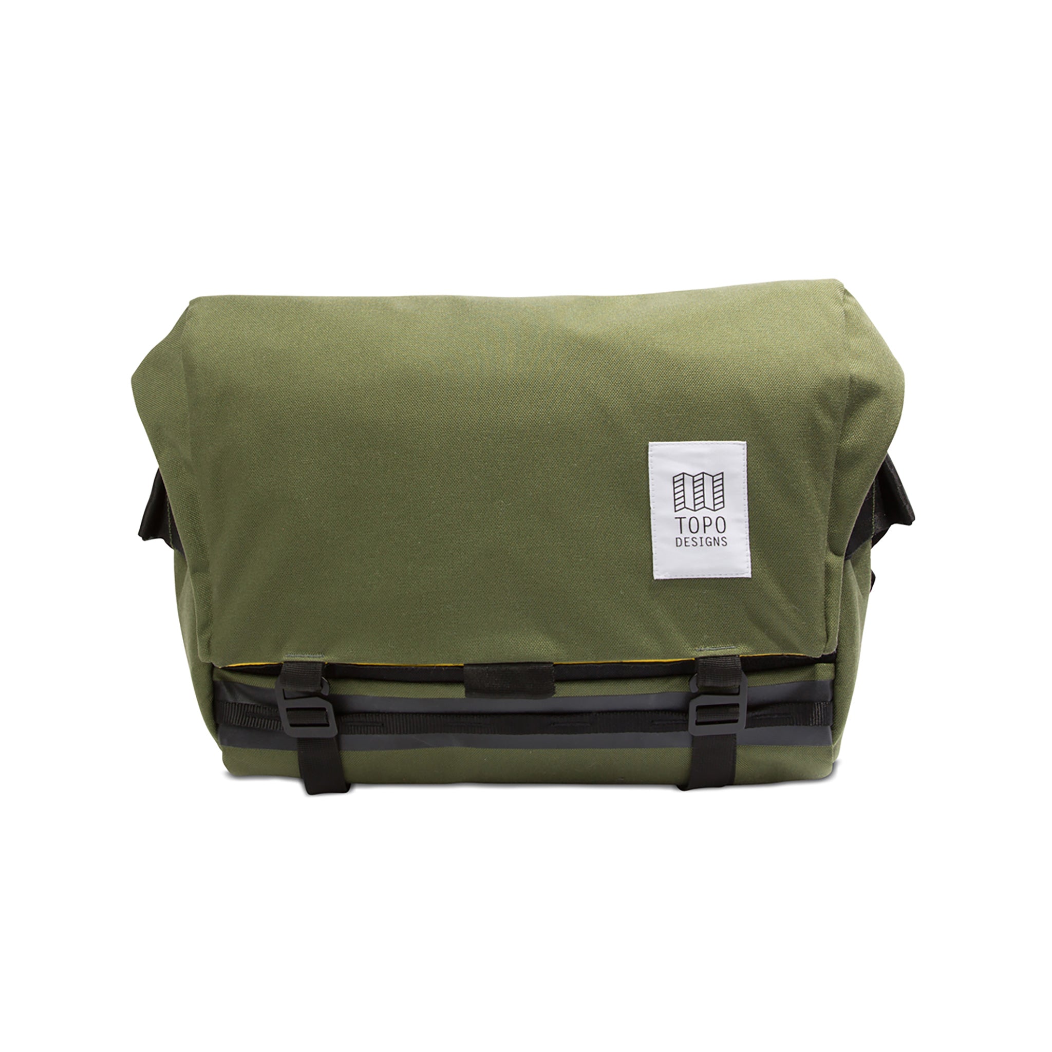 khaki messenger bag