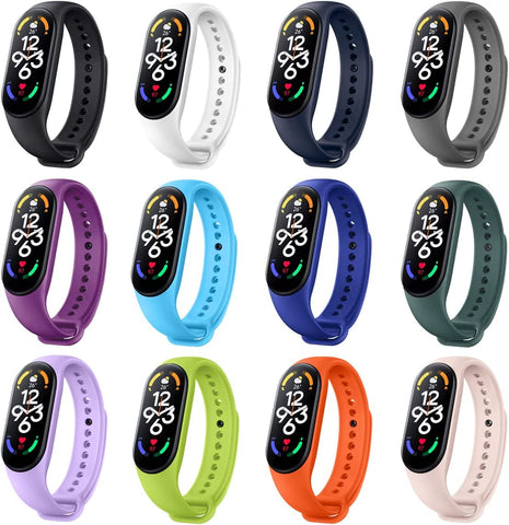 Correa de silicona compatible con Apple Watch de 42 mm, 44 mm, 40 mm, 38  mm, correa Fullmosa Rainbow de goma suave para iWatch para Apple Watch