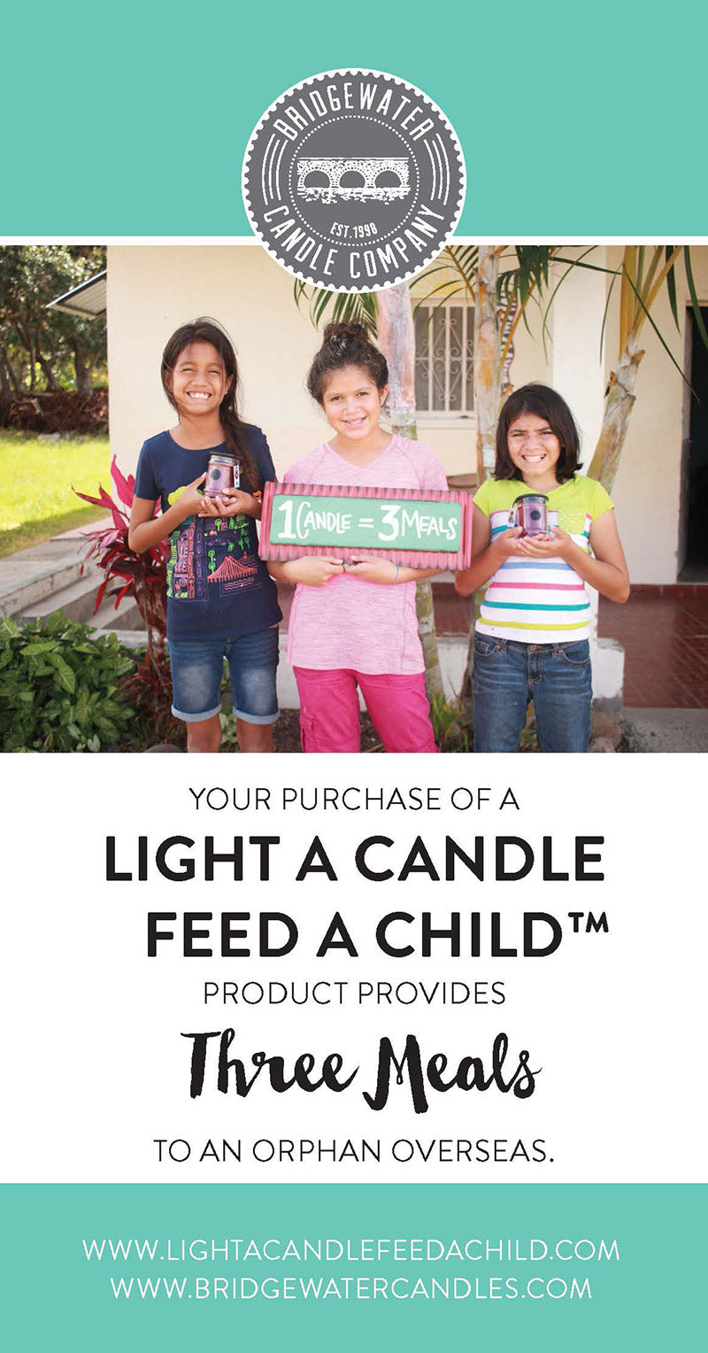 Light a Candle Feed a Child Poster