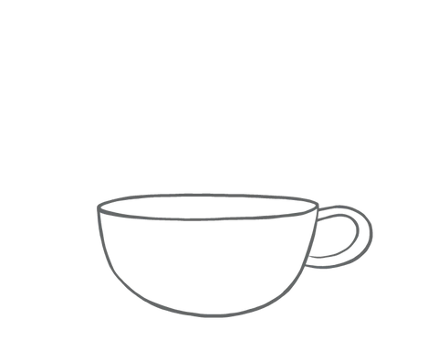 Teacup lineart