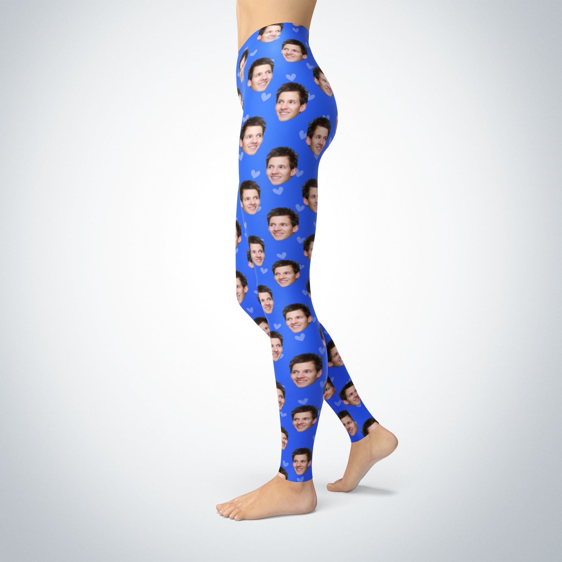 Personalized Face Leggings, Custom Photo Leggings, Funny Selfie