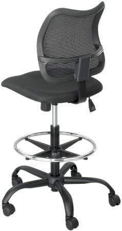 Office Star Products Pneumatic Backless Black Drafting Stool ST215