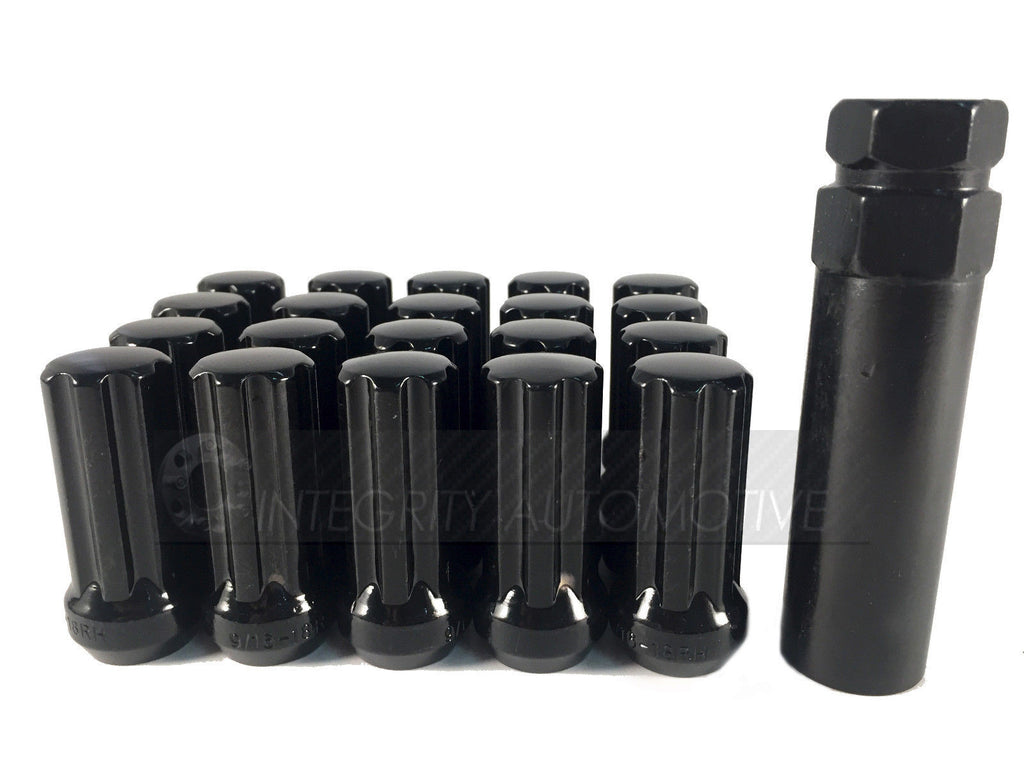 black spline lug nuts