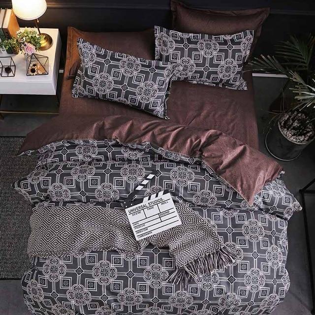 Luxury Bedding Set Duvet Cover Sets 3pcs Marble Super King Size