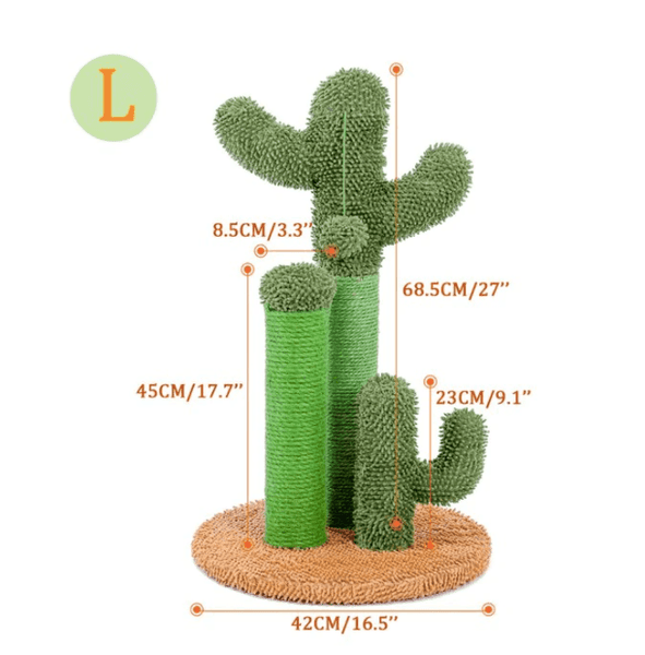 Cactus Cat Scratcher Posts with Ball 2