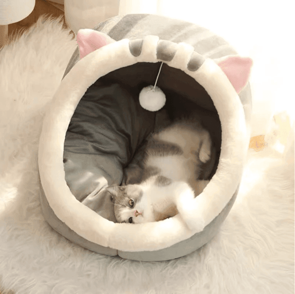 Cozy Cute Cat Bed 0