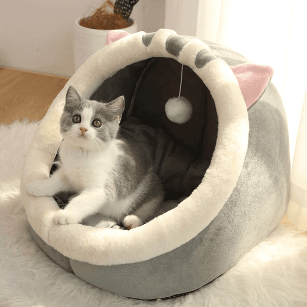 Cozy Cute Cat Bed 6