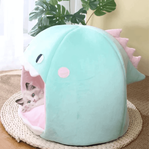 Cute Shark Cat Bed 0