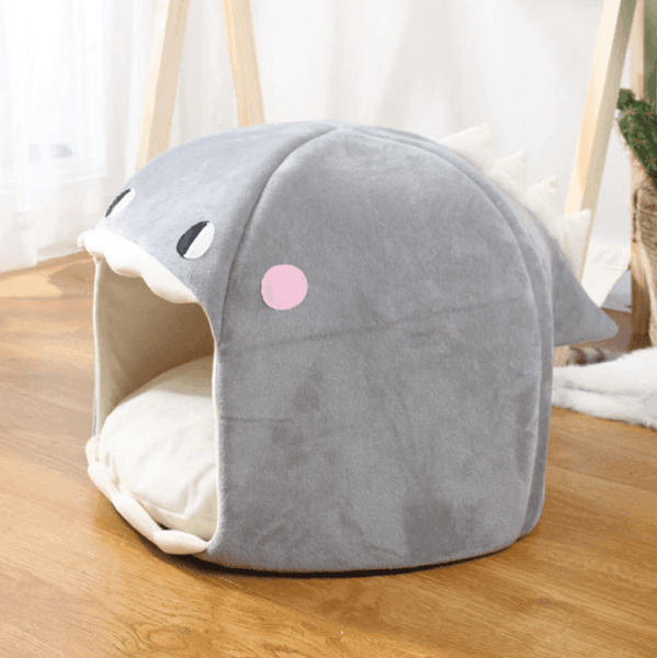 Cute Shark Cat Bed 5