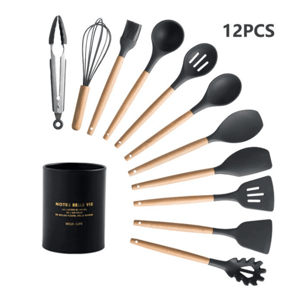 Silicone Kitchenware Cooking Utensils Set 4