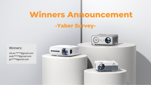 Yaber Survey Contest Winners Announcement, 3 winners have been pick and awarded with $20 Amazon Gift Card.