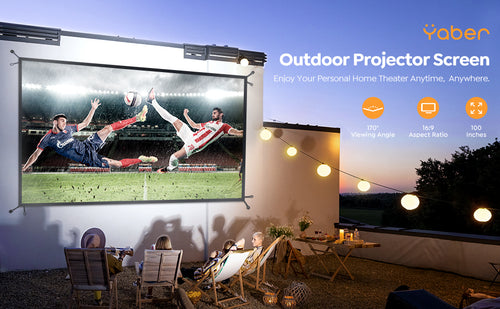 Yaber Outdoor Projector Screen YS-100F