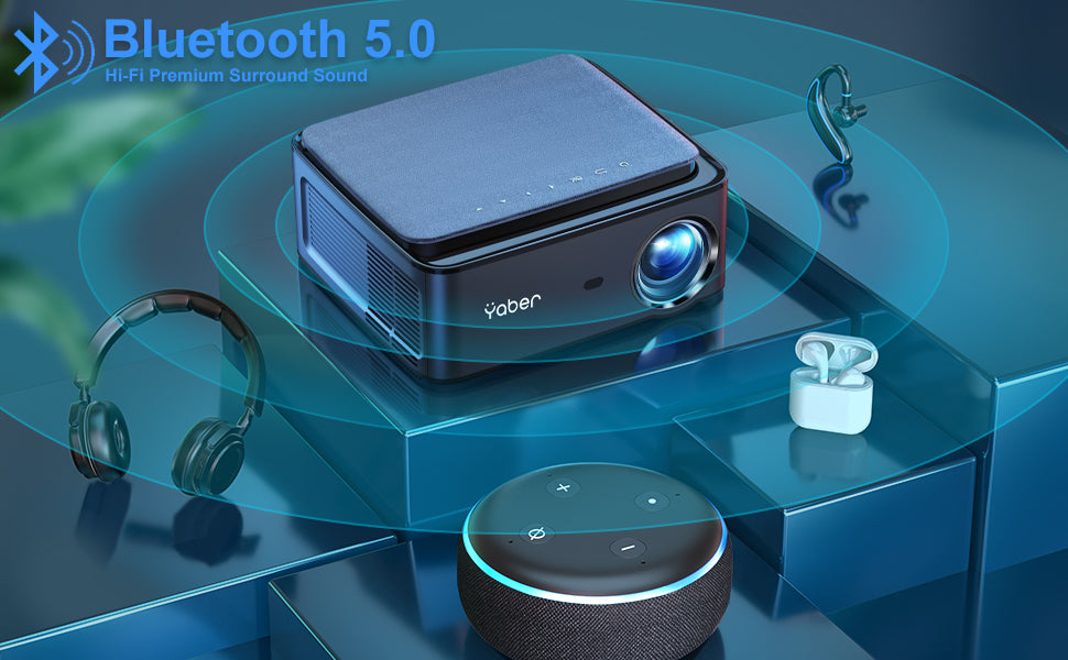 YABER Pro U6 Videoprojecteur WiFi Bluetooth