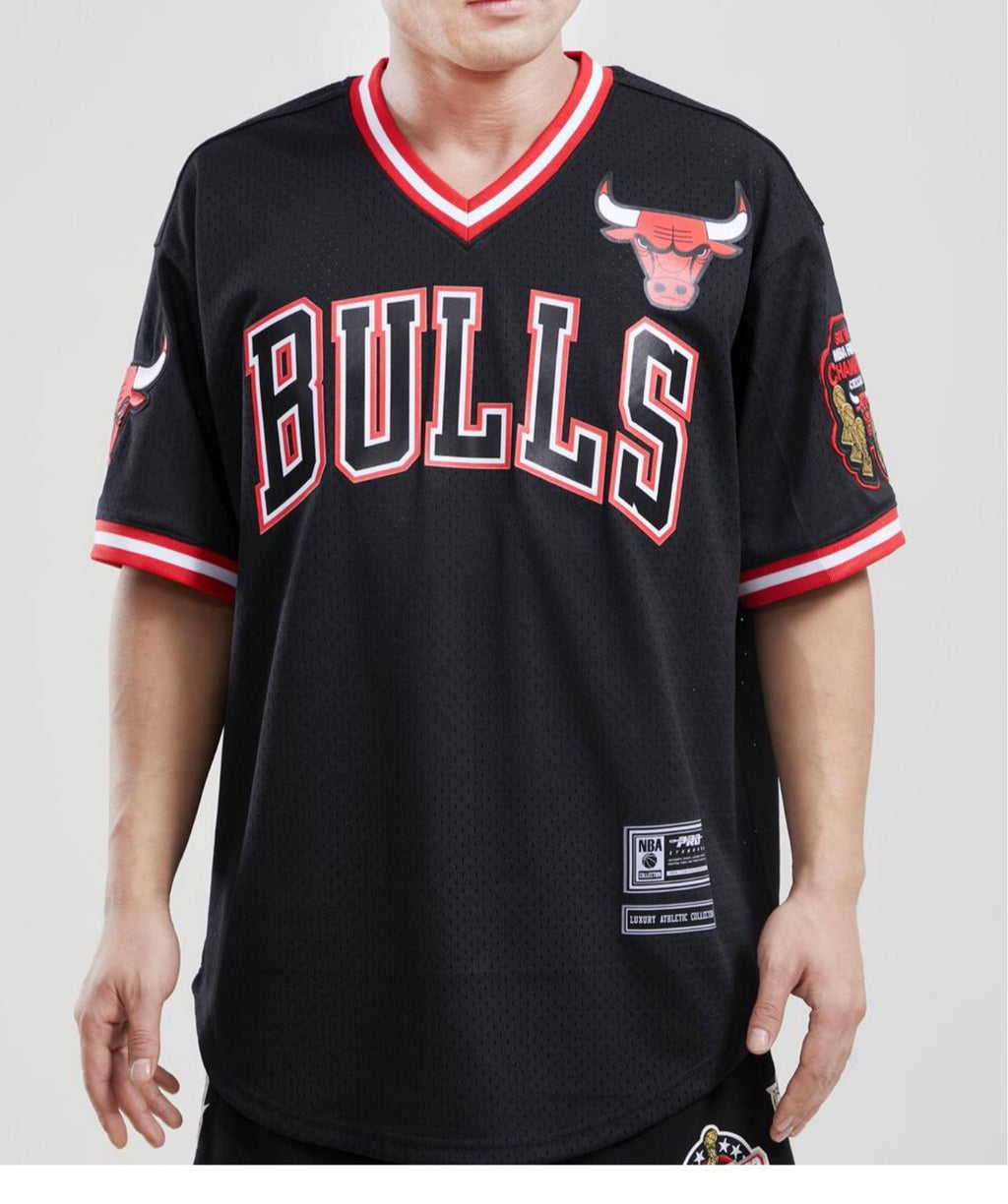 Pro Standard Men's Chicago Bulls Button Front Jersey - Red - Hibbett