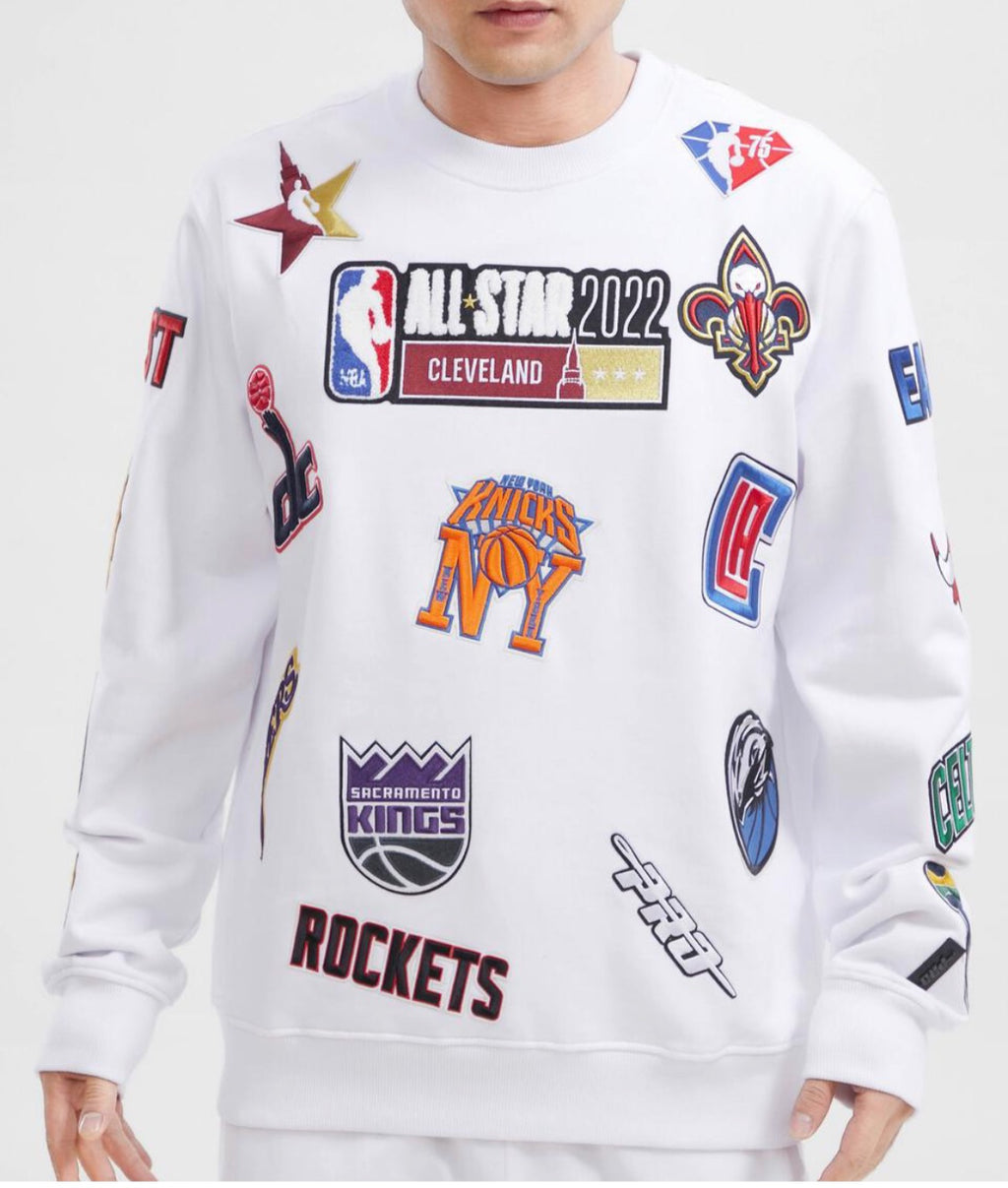 NBA All Star Cleveland Cavaliers Marron & White Varsity Jacket