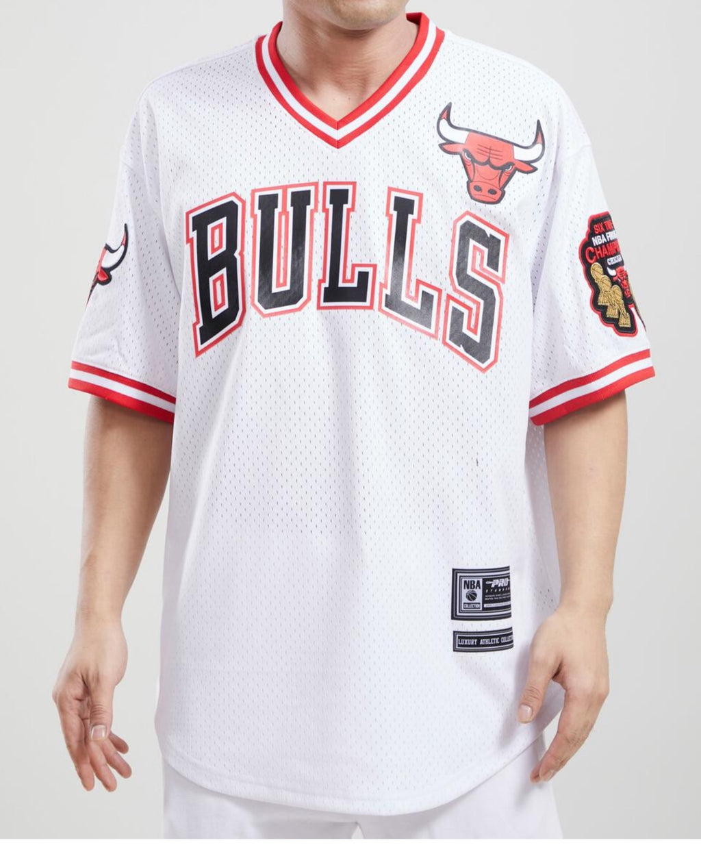 Pro Standard Men's Chicago Bulls Button Front Jersey - Red - Hibbett