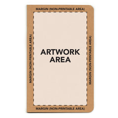 Artwork Area for Personalized Custom Branded Notebooks