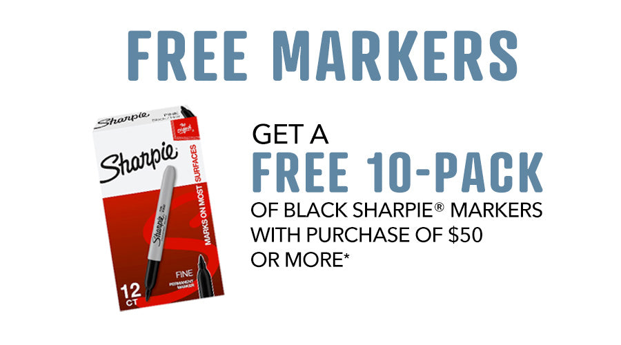 Free Sharpie Markers with Purchase