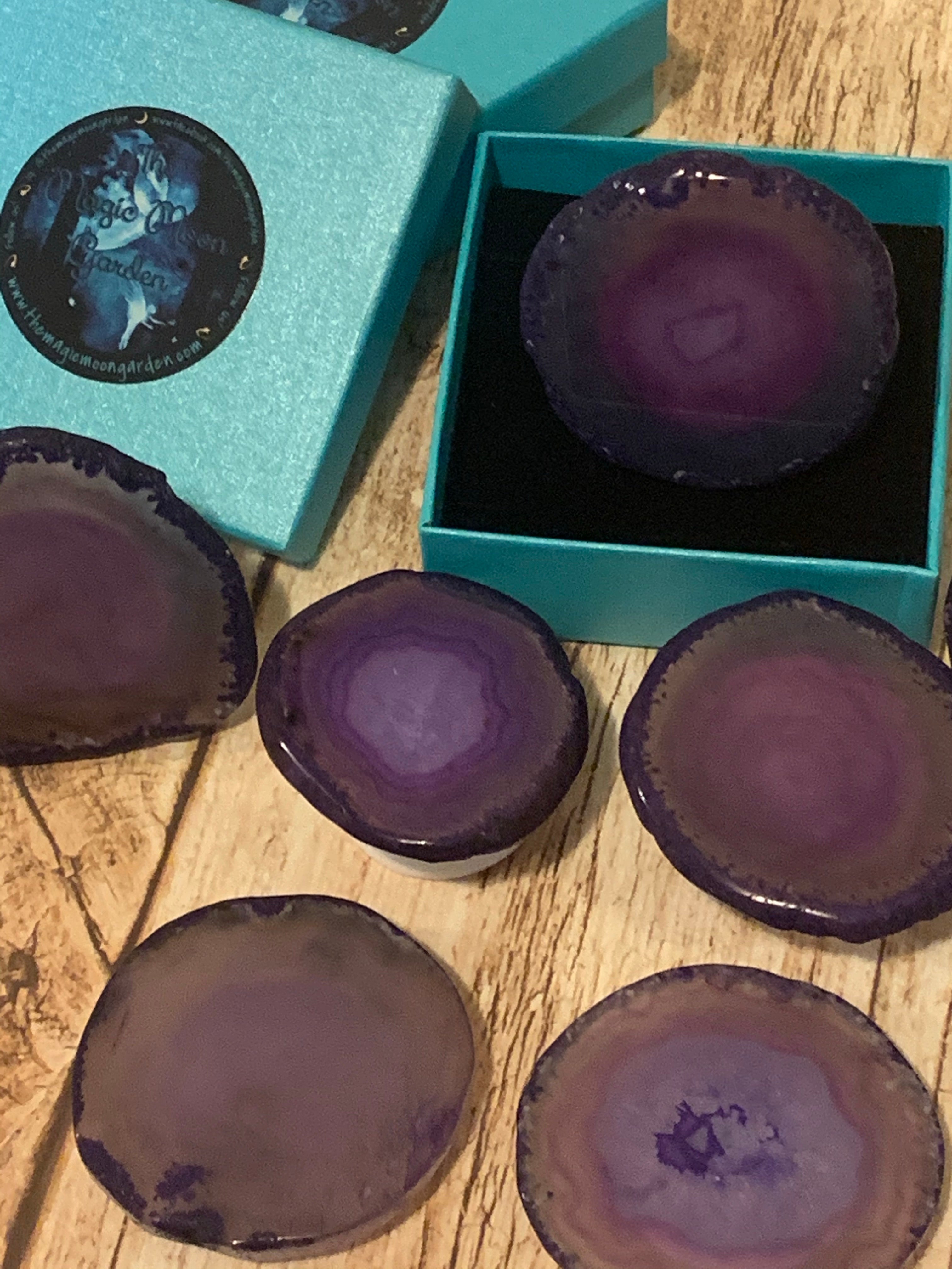 blue agate slice meaning