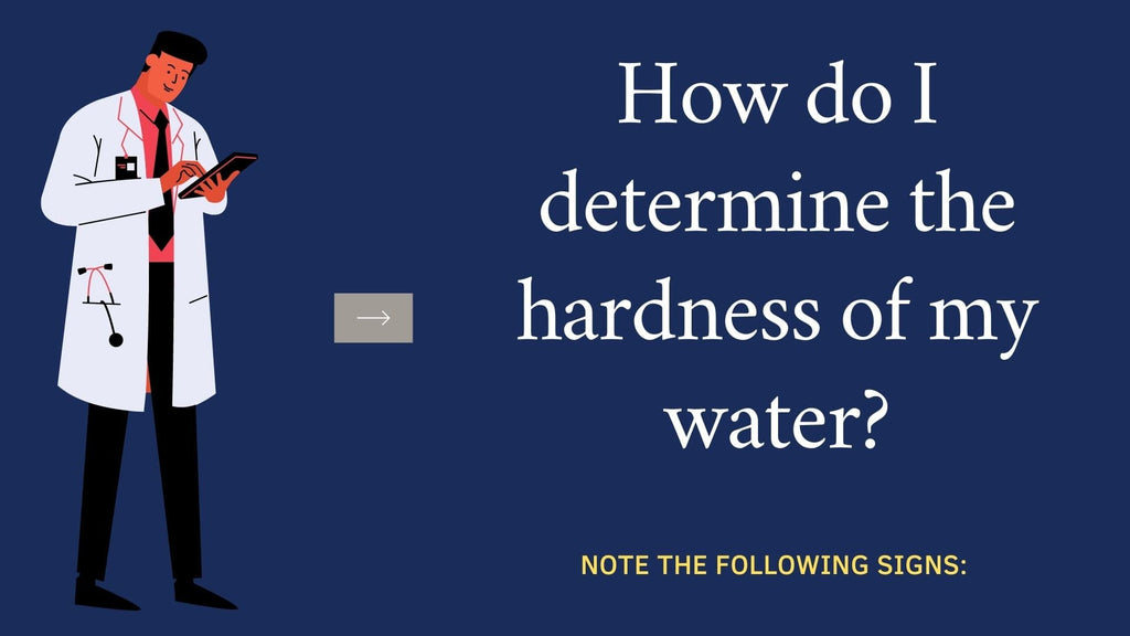 How do I determine the hardness of my water