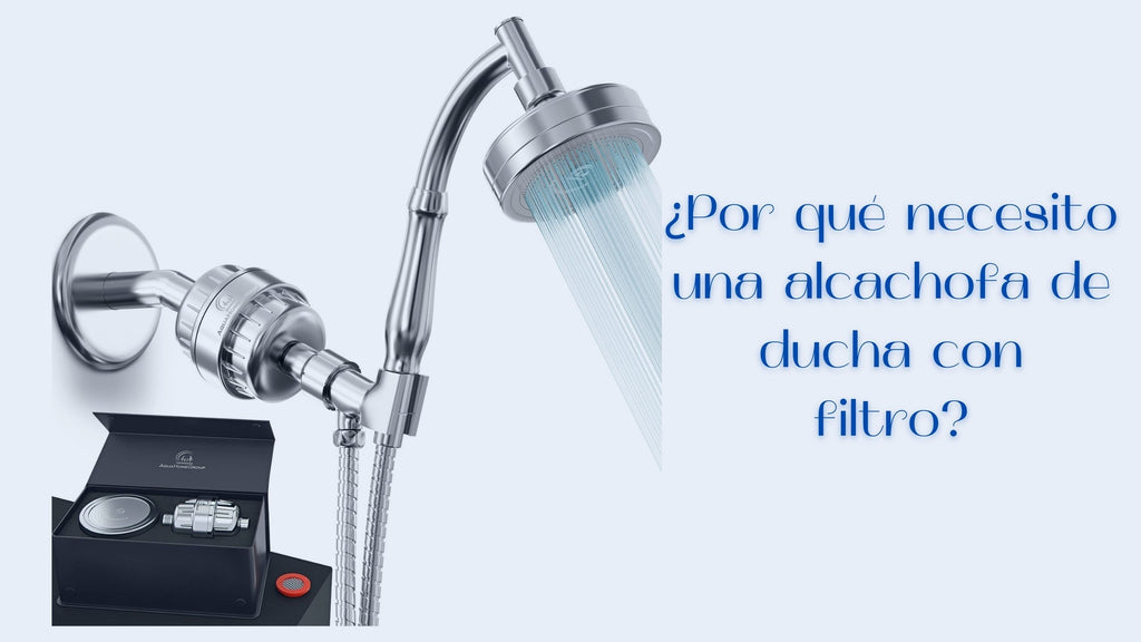 Alcachofa de ducha con filtro de Agua - Cuida su piel y cabello - H2o Taps