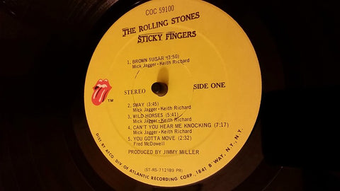 Sticky Fingers by The Rolling Stones - Vintage Vinyl 