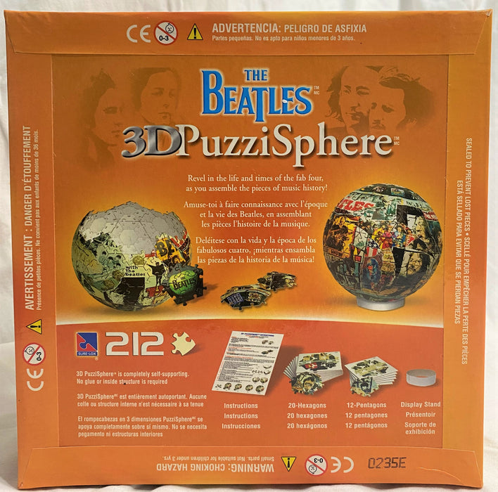 The Beatles - 3D PuzziSphere – SEALED