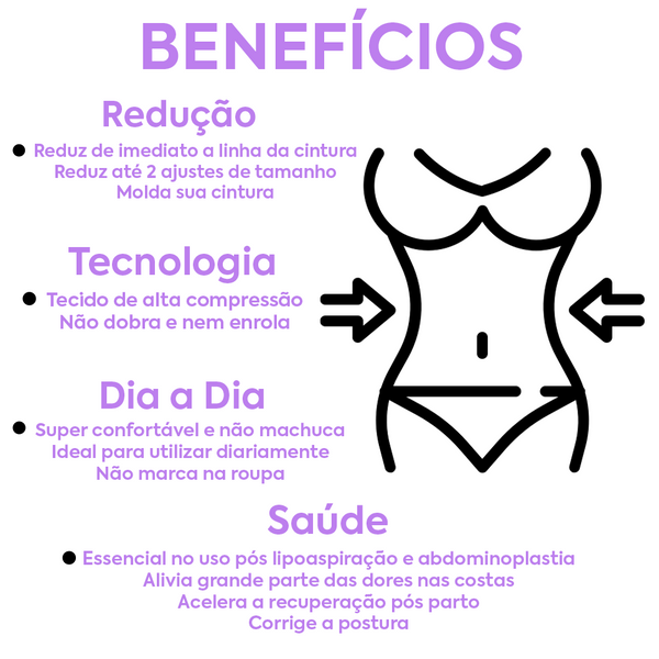 Mega Cinta Modeladora Efeitos Reais - Mega Shaping Belt – Saúde no Cotidiano