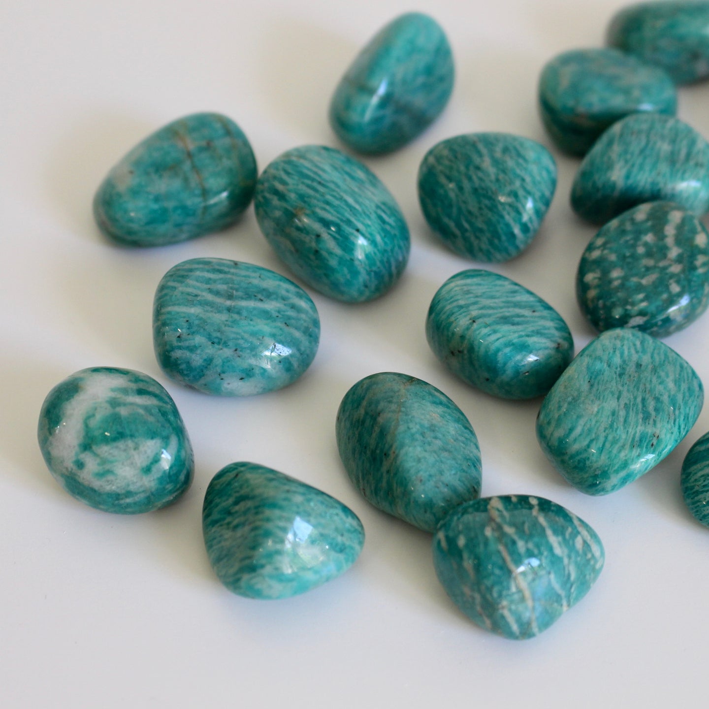 Amazonite Tumbled Stone Buy Crystals Online Australia Quiet Quartz