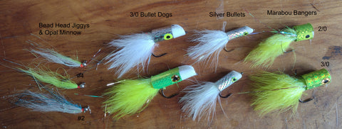 Flies for St Clair R. Bass & Atlantic Salmon