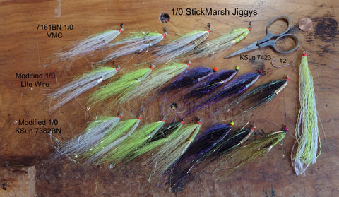G.L. Jiggy Colors for Florida Bass