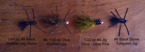 Marabou & Rubber Leg Steelhead Jigs