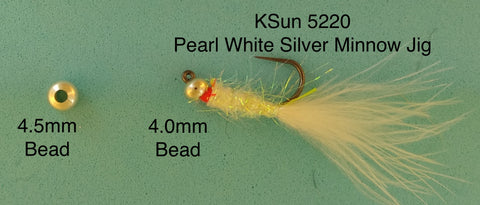 Ice Marabou Barbless Trout Jig Minnow Pattern