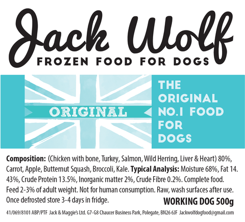 jack wolf raw dog food