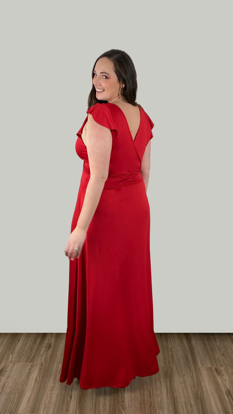 Vestido Anette Rojo – La Maja