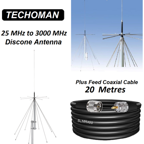 Antenna, Wideband Discone, EM-6115