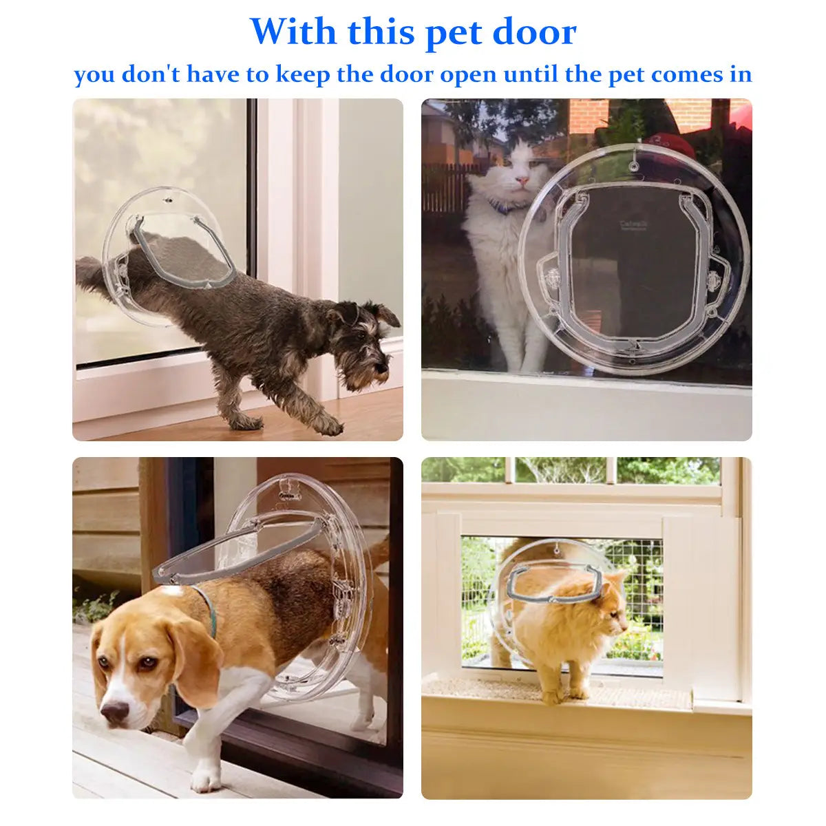 Cat Door for Sliding glass Door