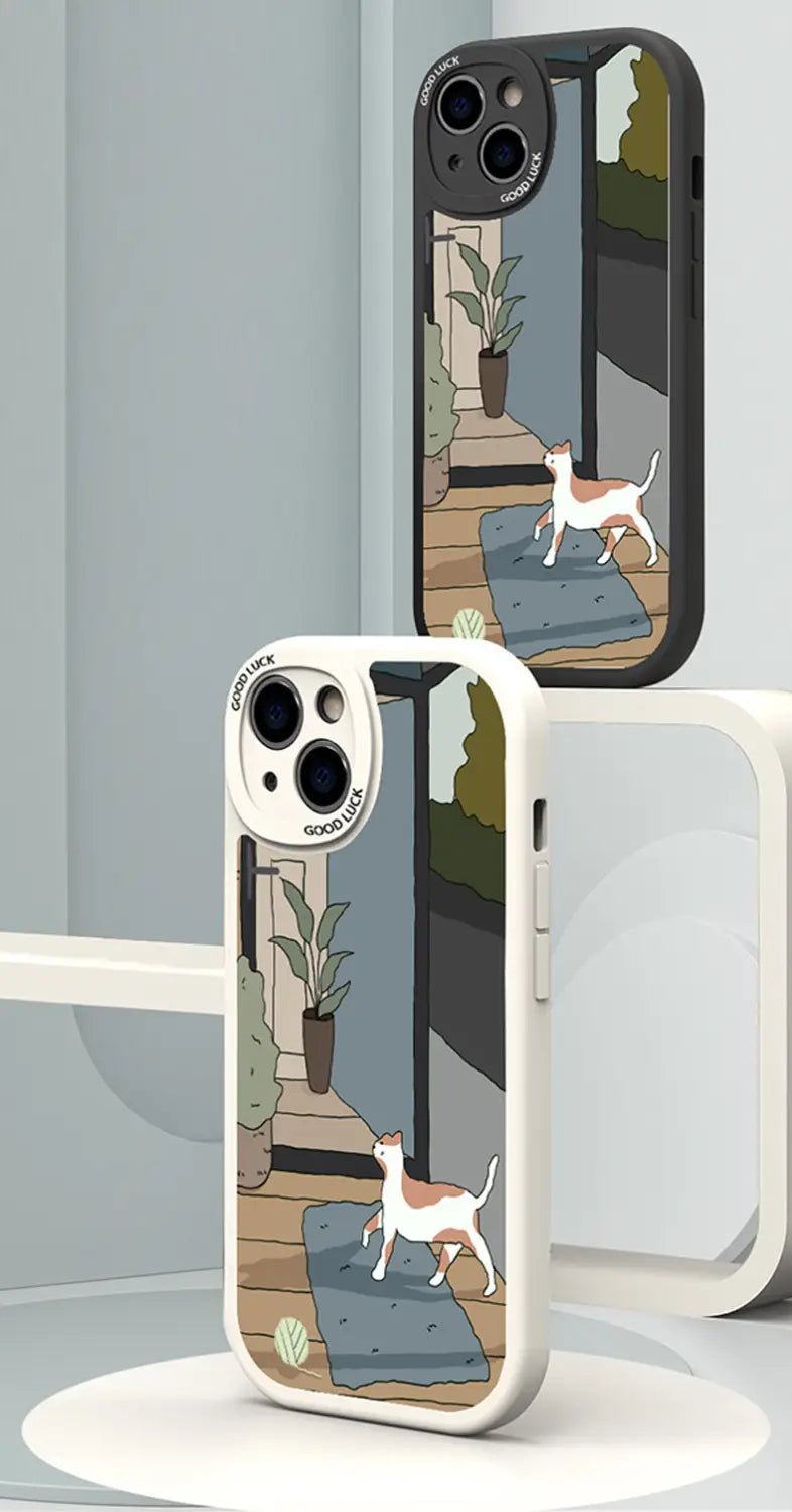 iPhone Aesthetic Cat Phone Case