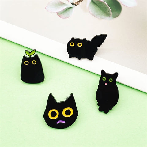 black-cat-enamel-pin