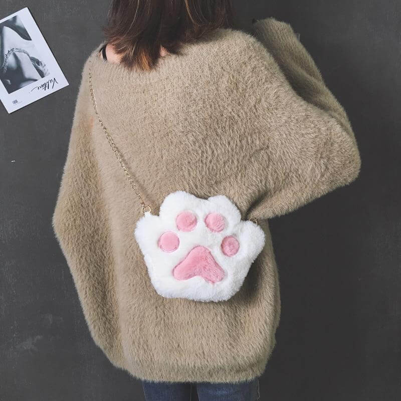 Furry-Cat-Paw-Handbag
