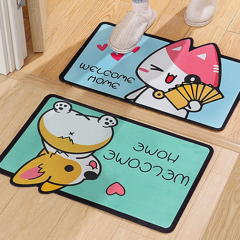 Cat Meow Welcome Mat – iCustomLabel