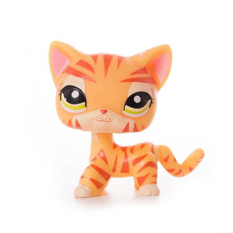 Realistic and Cute Orange Tabby Kitten Collectible Cat Figurine