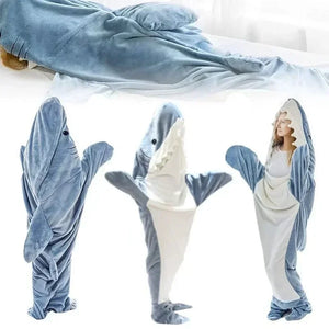 Cartoon Shark Blanket Cover Sleeping Bag Pajamas Jumpsuit Cosplay Costume - MsHormony