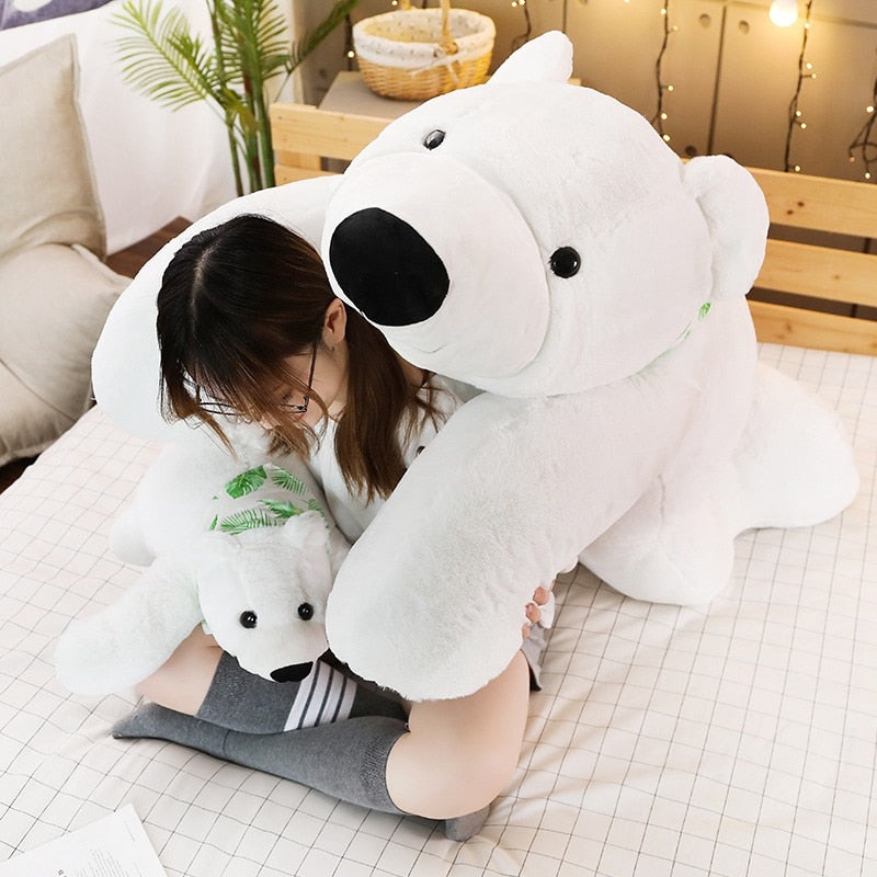 giant stuffed polar bear