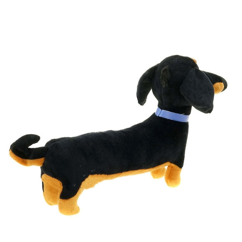 sausage dog stuffed toy