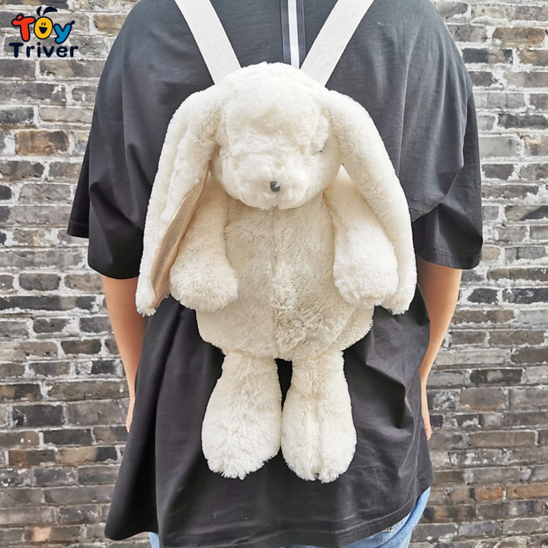 bunny stuffed animal backpack