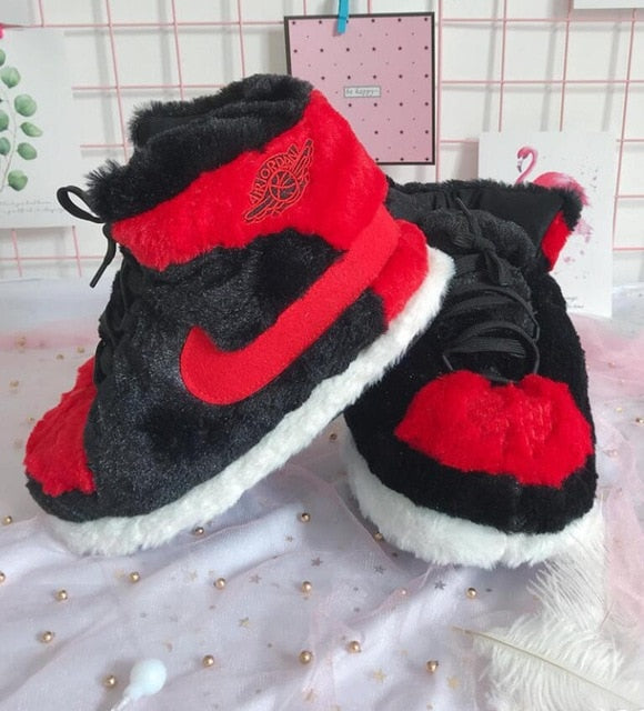 fat jordan slippers