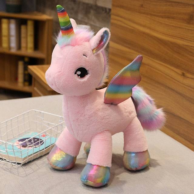 rainbow unicorn soft toy