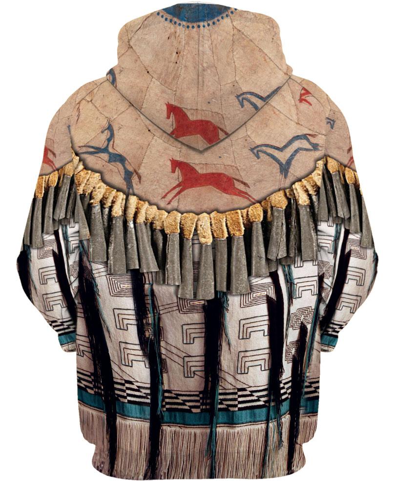 HOT Native Feather All Over Printed 3D Hoodie2