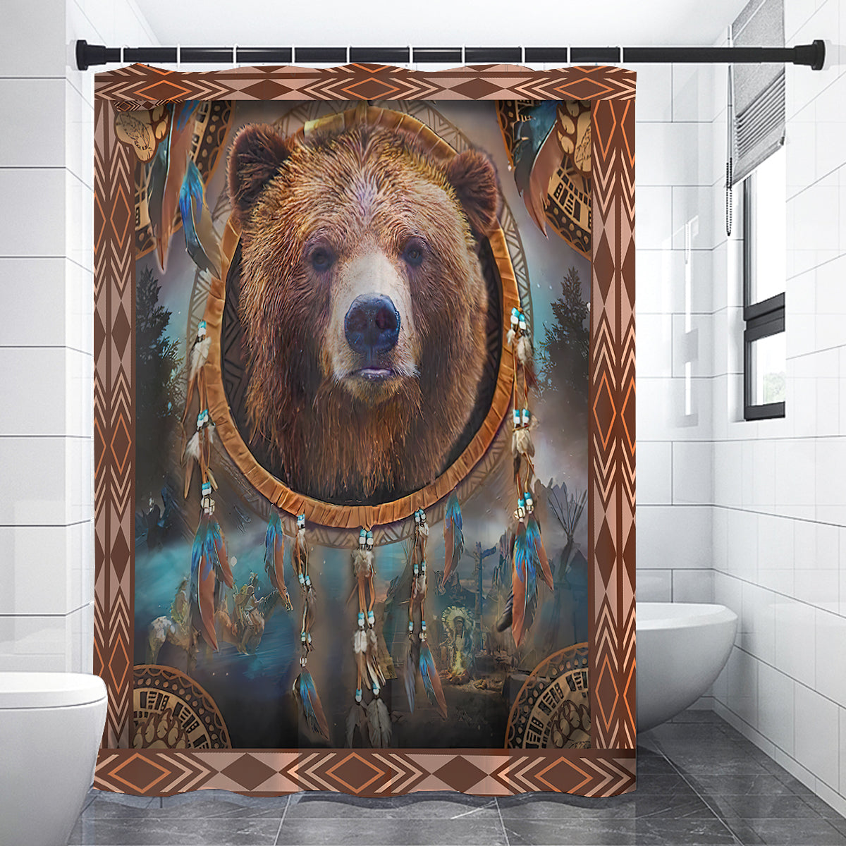 dreamcatcher shower curtain